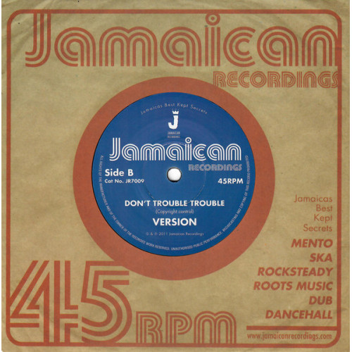 Johnny Clarke - Don't Trouble Trouble (7